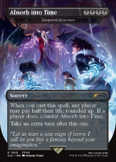 Temporal Extortion - Absorb into Time Secret Lair Drop - Final Fantasy